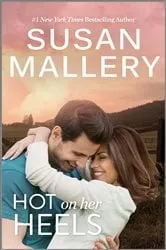Book cover of Hot on Her Heels by Unknown