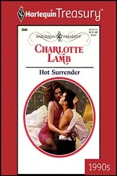Book cover of HOT SURRENDER by Charlotte Lamb