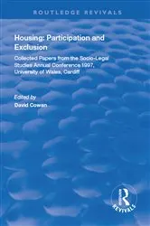 Book cover of Housing: Participation and Exclusion by David Cowan