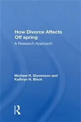 Book cover of How Divorce Affects Offspring by Michael R. Stevenson