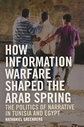 Book cover of How Information Warfare Shaped the Arab Spring by Nathaniel Greenberg