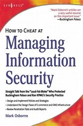 Book cover of How to Cheat at Managing Information Security by Mark Osborne