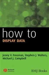 Book cover of How to Display Data by Jenny V. Freeman