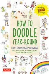 Book cover of How to Doodle Year-Round by Kamo