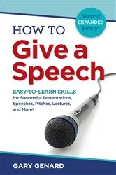 Book cover of How to Give a Speech by Gary Genard