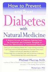 Book cover of How to Prevent and Treat Diabetes with Natural Medicine by Michael Murray