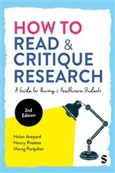 Book cover of How to Read and Critique Research (2nd ed.) by Helen Aveyard