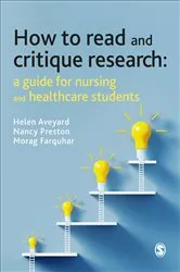 Book cover of How to Read and Critique Research by Helen Aveyard