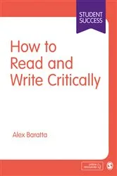 Book cover of How to Read and Write Critically by Alex Baratta