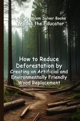 Book cover of How to Reduce Deforestation by Creating an Artificial and Environmentally Friendly Wood Replacement by Walter the Educator