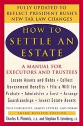 Book cover of How to Settle an Estate by Unknown