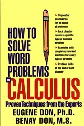 Book cover of How to Solve Word Problems in Calculus by Eugene Don