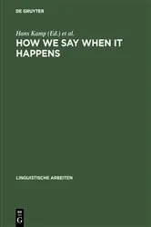 Book cover of How we say WHEN it happens by Hans Kamp