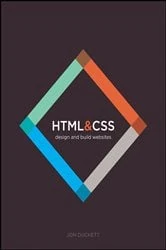 Book cover of HTML and CSS by Jon Duckett