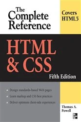 Book cover of HTML & CSS: The Complete Reference, Fifth Edition (5th ed.) by Thomas A. Powell