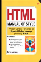 Book cover of HTML Manual of Style (4th ed.) by Larry Aronson