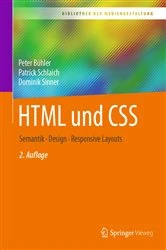 Book cover of HTML und CSS (2nd ed.) by Peter Bühler