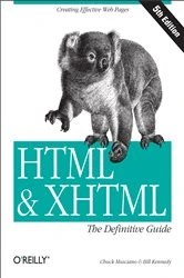 Book cover of HTML & XHTML: The Definitive Guide (5th ed.) by Chuck Musciano