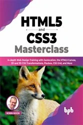 Book cover of HTML5 and CSS3 Masterclass by Robin Nixon