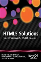 Book cover of HTML5 Solutions by Marco Casario