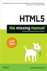 Book cover of HTML5: The Missing Manual (2nd ed.) by Matthew MacDonald