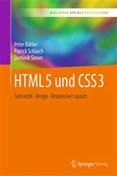 Book cover of HTML5 und CSS3 by Peter Bühler