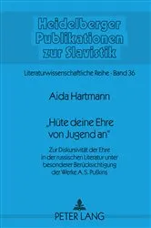 Book cover of «Huete deine Ehre von Jugend an» by Urs Heftrich