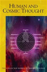 Book cover of Human and Cosmic Thought by Rudolf Steiner