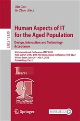 Book cover of Human Aspects of IT for the Aged Population. Design, Interaction and Technology Acceptance by Qin Gao