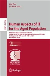 Book cover of Human Aspects of IT for the Aged Population by Qin Gao