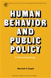 Book cover of Human Behavior and Public Policy by Marshall H. Segall