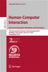 Book cover of Human-Computer Interaction. Advanced Interaction, Modalities, and Techniques by Masaaki Kurosu