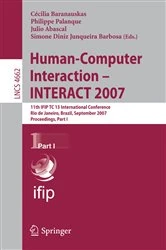 Book cover of Human-Computer Interaction - INTERACT 2007 by Cecília Baranauskas