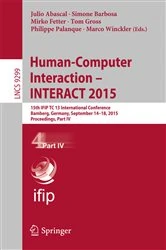 Book cover of Human-Computer Interaction – INTERACT 2015 by Julio Abascal