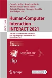 Book cover of Human-Computer Interaction – INTERACT 2021 by Carmelo Ardito