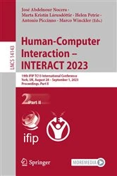 Book cover of Human-Computer Interaction – INTERACT 2023 by José Abdelnour Nocera