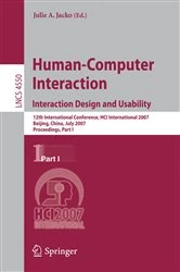 Book cover of Human-Computer Interaction. Interaction Design and Usability by Julie A. Jacko