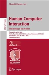 Book cover of Human-Computer Interaction. Technological Innovation by Masaaki Kurosu