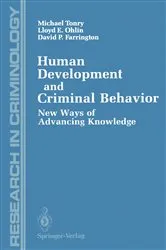 Book cover of Human Development and Criminal Behavior by Michael Tonry