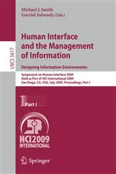 Book cover of Human Interface and the Management of Information. Designing Information Environments by Michael J. Smith