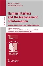 Book cover of Human Interface and the Management of Information. Information Presentation and Visualization by Sakae Yamamoto