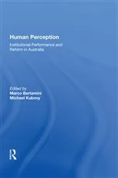 Book cover of Human Perception by Marco Bertamini