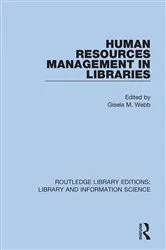 Book cover of Human Resources Management in Libraries by Gisela M. Webb