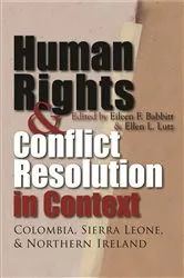 Book cover of Human Rights and Conflict Resolution in Context by Eileen F. Babbitt