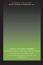 Book cover of Human Rights and the Protection of Privacy in Tort Law by Hans-Joachim Cremer