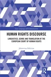Book cover of Human Rights Discourse by Jekaterina Nikitina