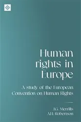 Book cover of Human rights in Europe by J. G. Merrills