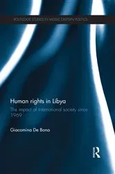 Book cover of Human Rights in Libya by Giacomina De Bona