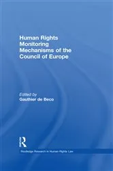 Book cover of Human Rights Monitoring Mechanisms of the Council of Europe by Gauthier de Beco