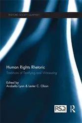 Book cover of Human Rights Rhetoric by Arabella Lyon